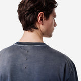 Washed Cotton T-Shirt Blue