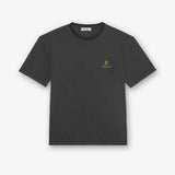 Cotton T-Shirt with Logo Dark Grey