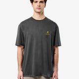 Cotton T-Shirt with Logo Dark Grey