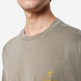 Cotton T-Shirt with Logo Grey