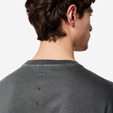 Cotton T-Shirt with Patch Pocket Dark Grey