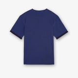 Cotton T-Shirt with Patch Pocket Dark Blue