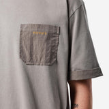 Cotton T-Shirt with Patch Pocket Grey