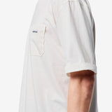 Cotton T-Shirt with Patch Pocket Off White