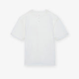 Cotton T-Shirt with Patch Pocket Off White