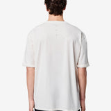 Cotton T-Shirt with Patch Pocket Off White