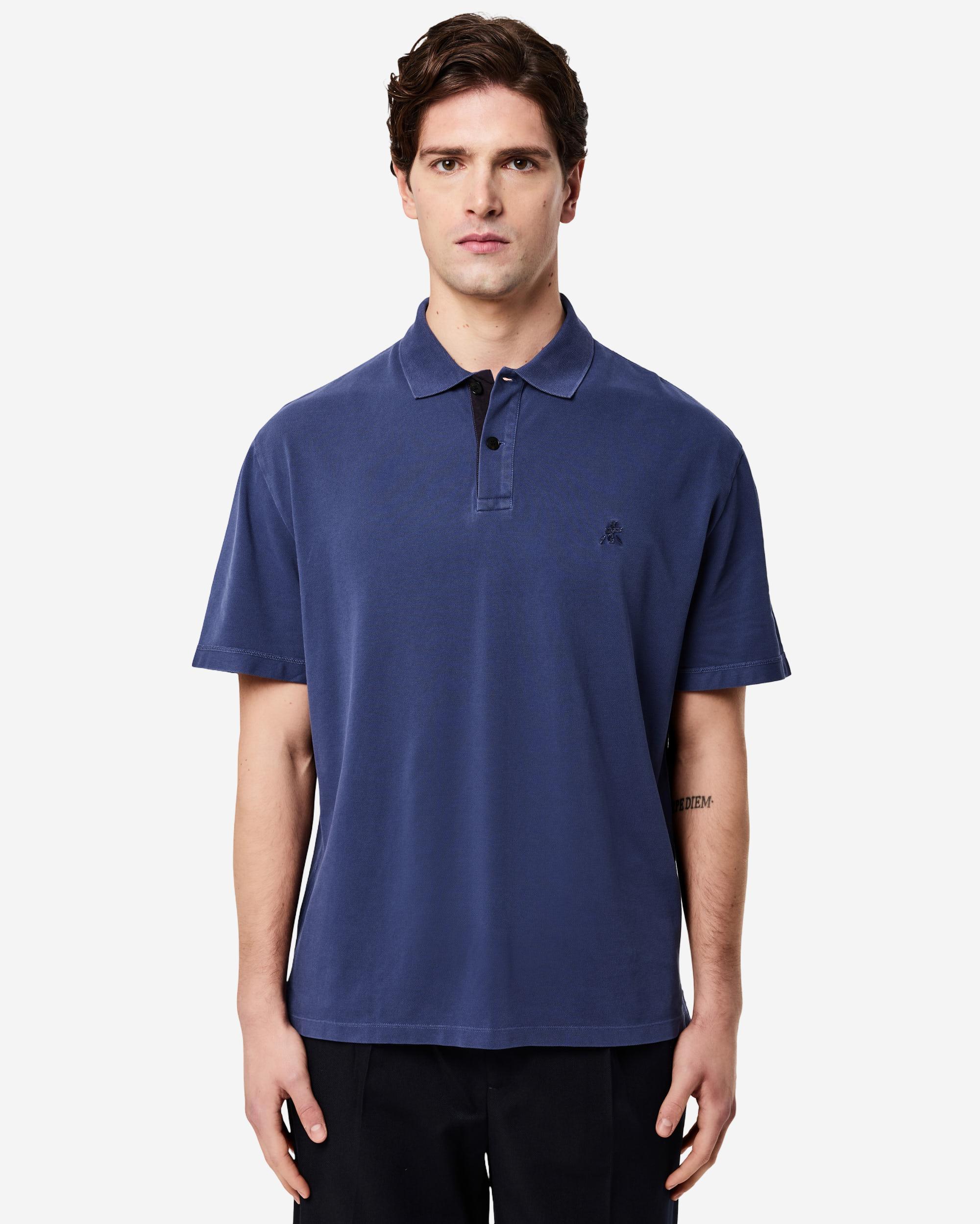 Blue Polo in Piquet – Premiata.us