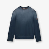 Washed Cotton Sweatshirt Blue