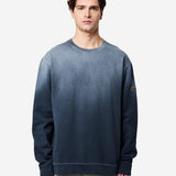Washed Cotton Sweatshirt Blue