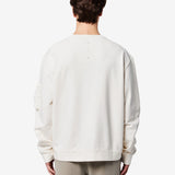 Cotton Sweatshirt with Nylon Detailing