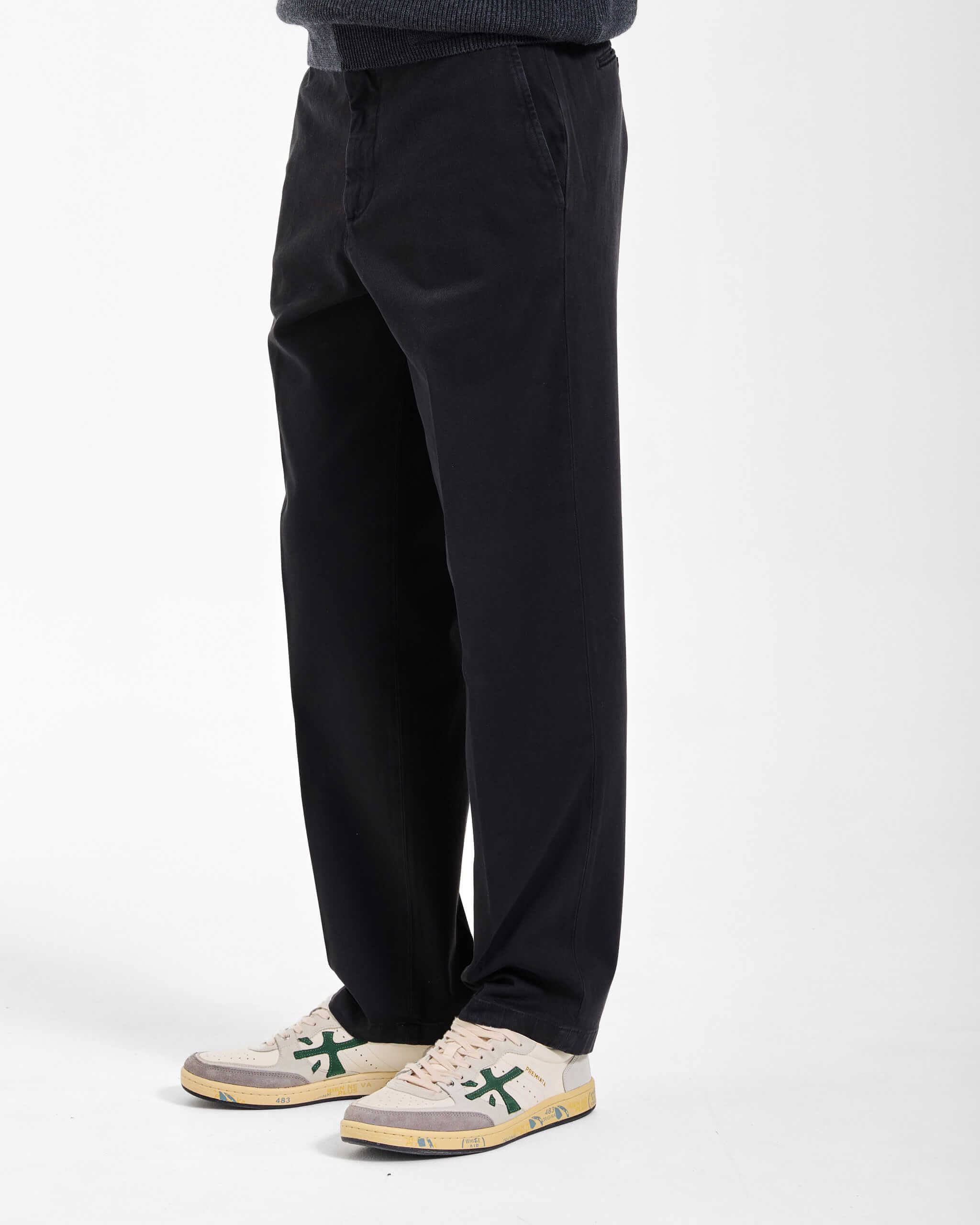 Cotton Trousers Black - Premiata