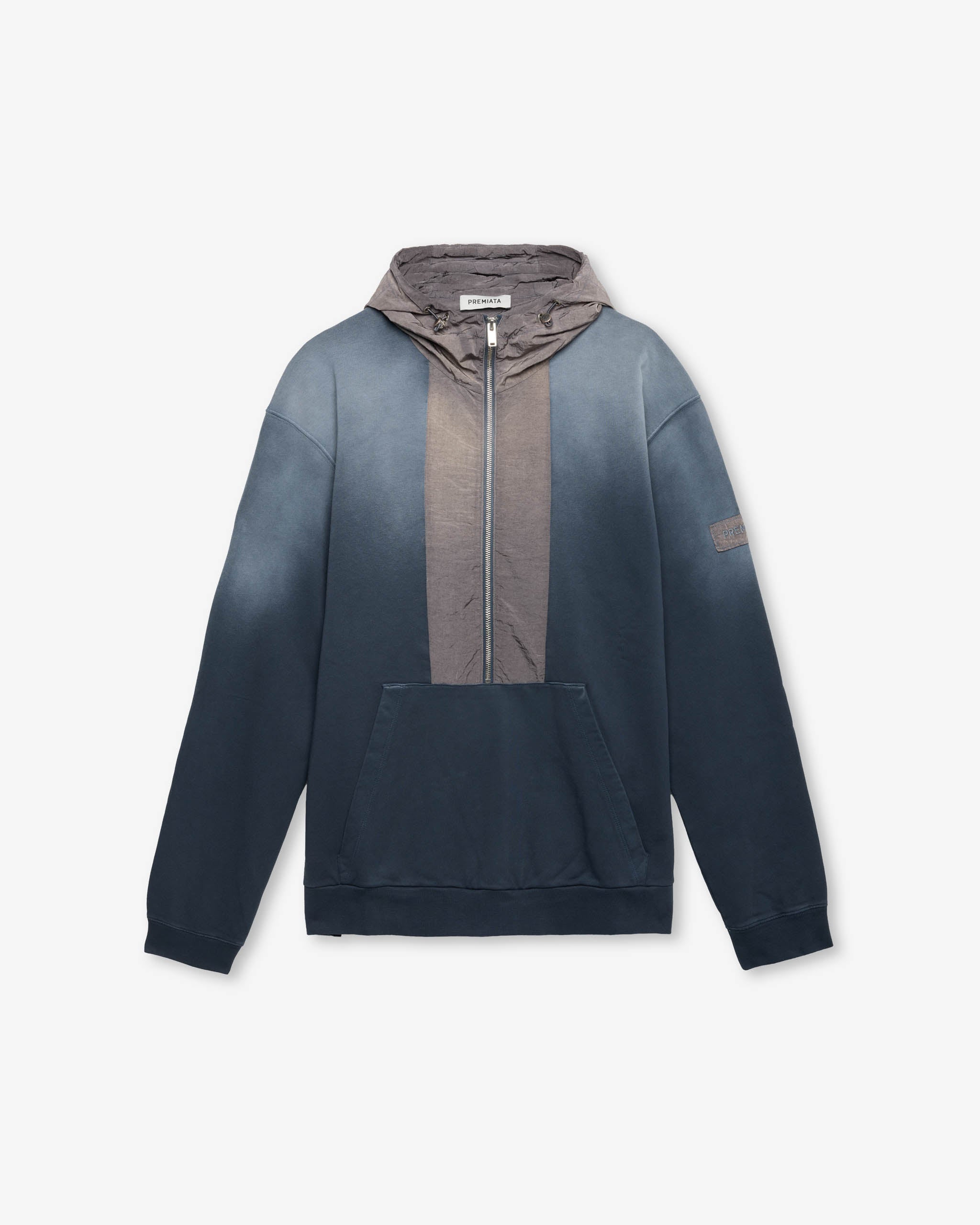 Dip Dye Technical Hoodie Azul