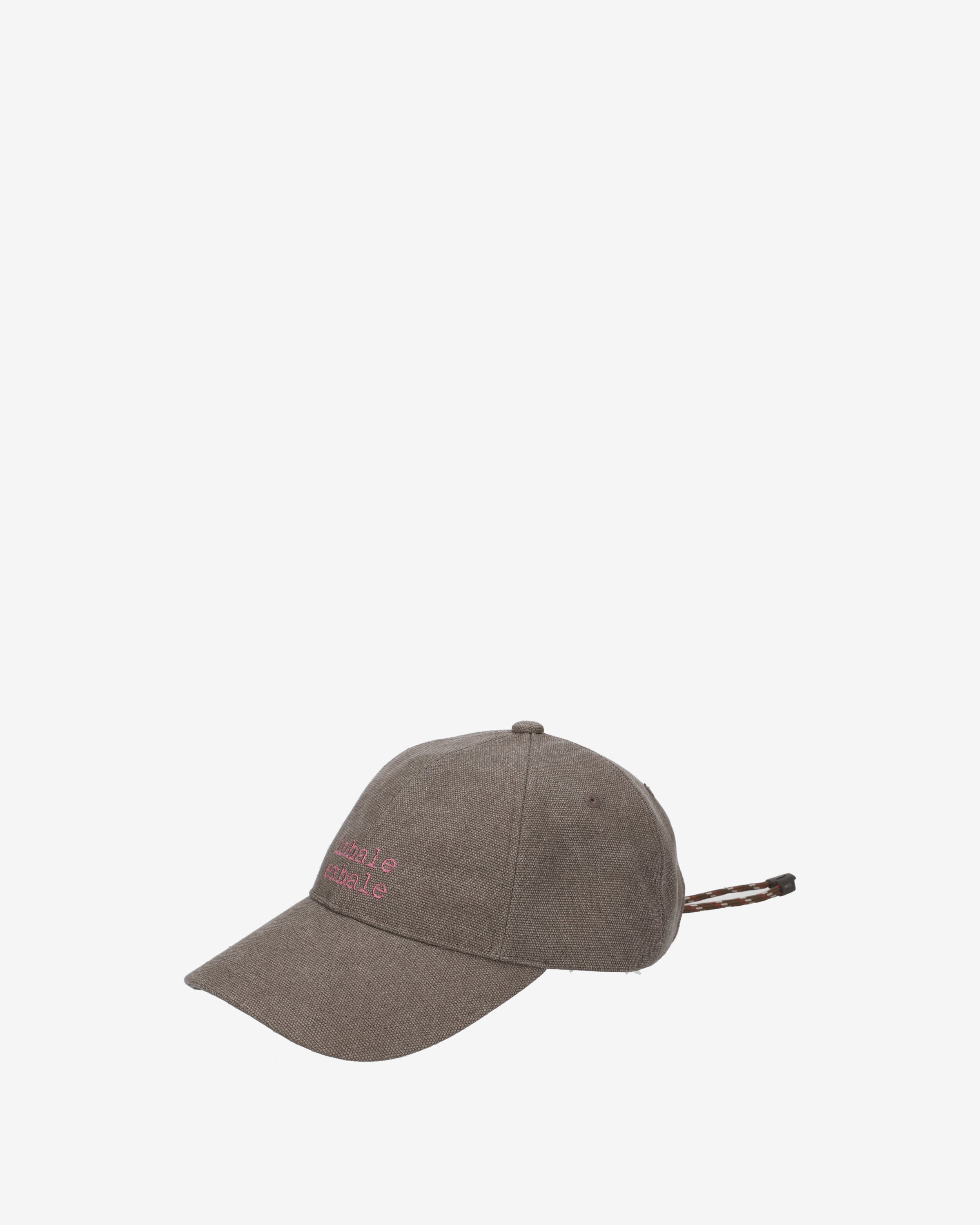 Inhale Exhale Baseball Cap Taupe