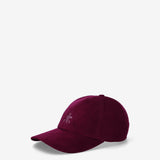 Corduroy Baseball Cap Burgundy