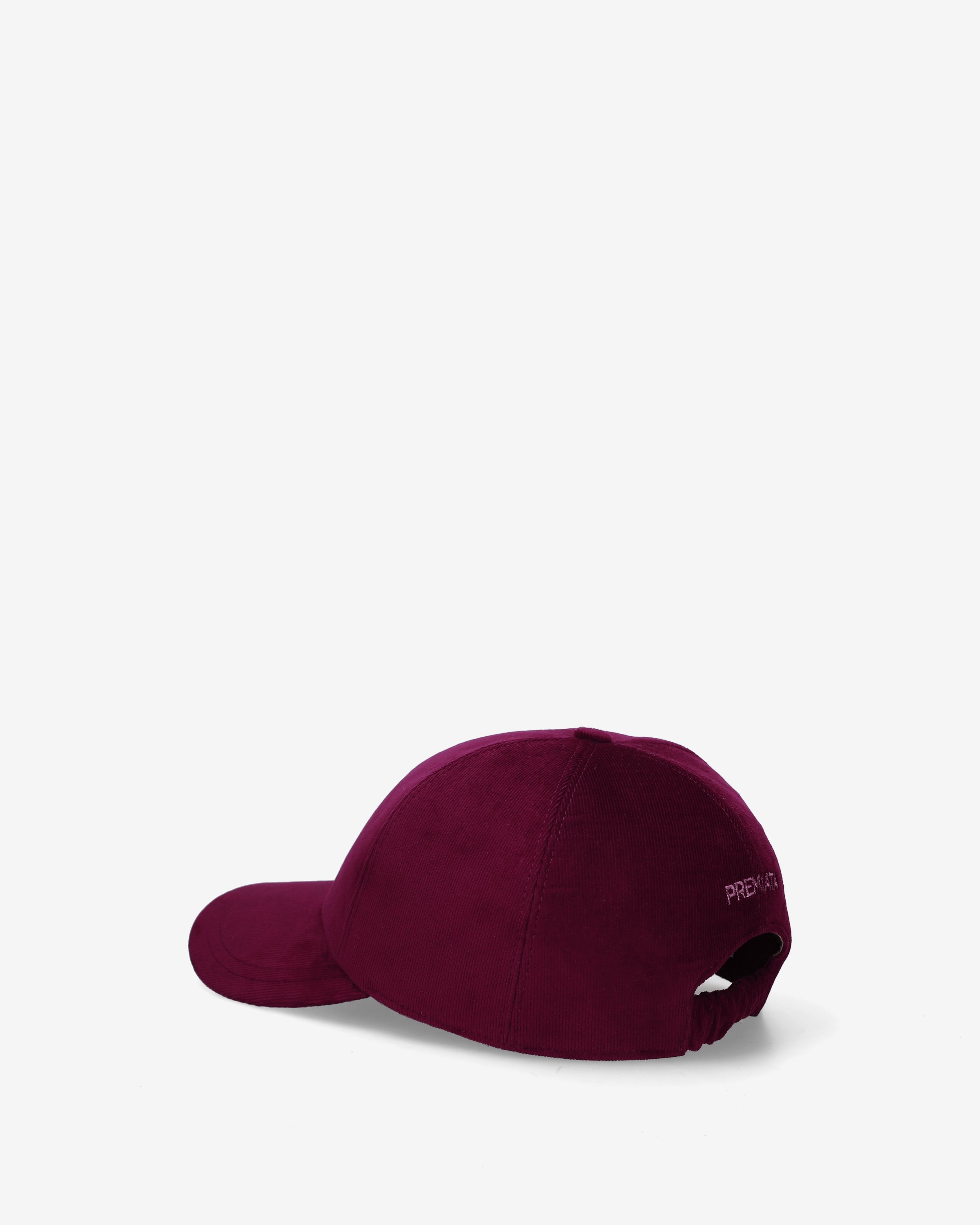 Corduroy Baseball Cap Burgundy