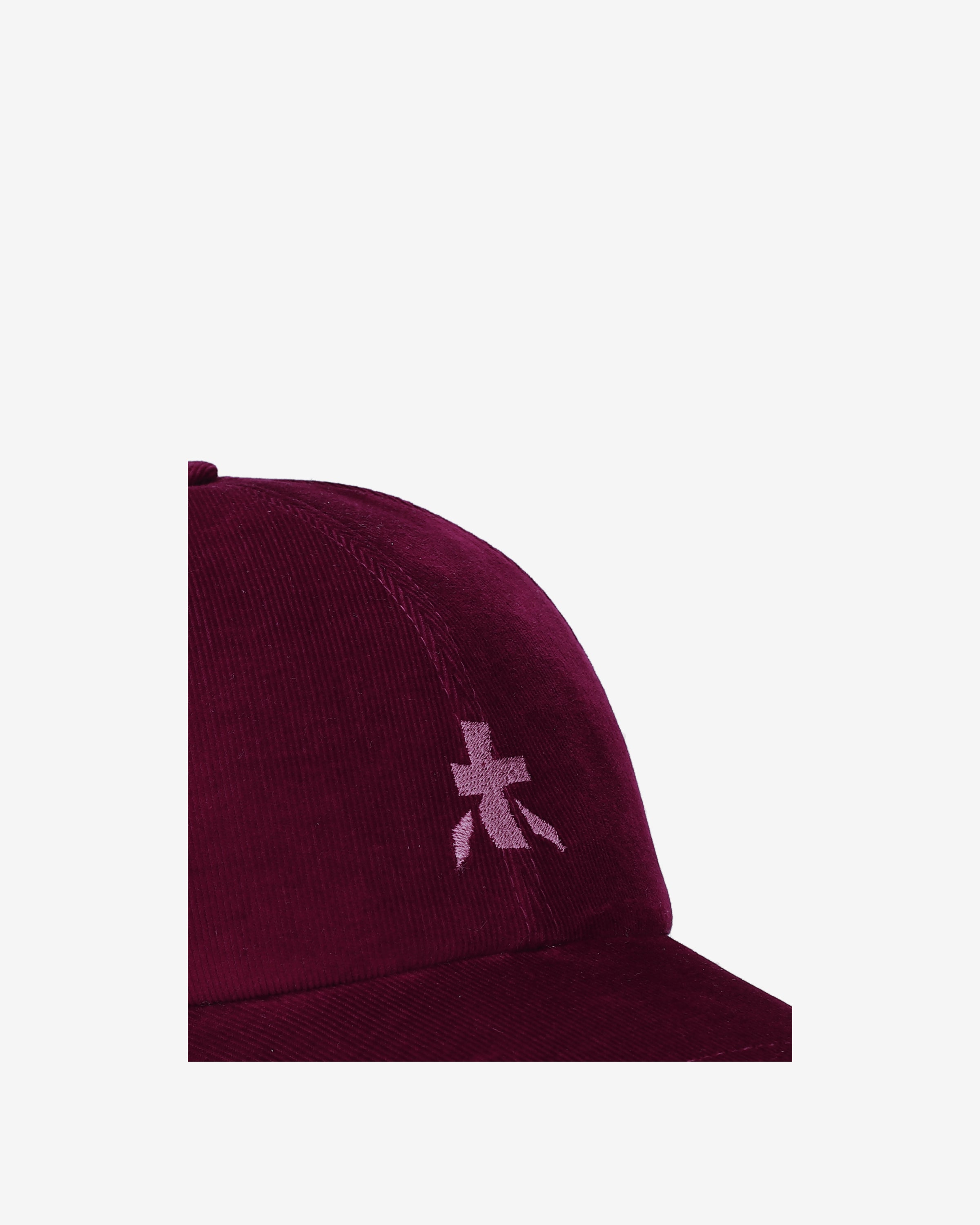 Corduroy Baseball Cap Burgundy