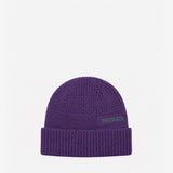 Merino Wool Beanie Purple