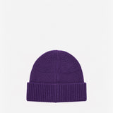 Merino Wool Beanie Purple