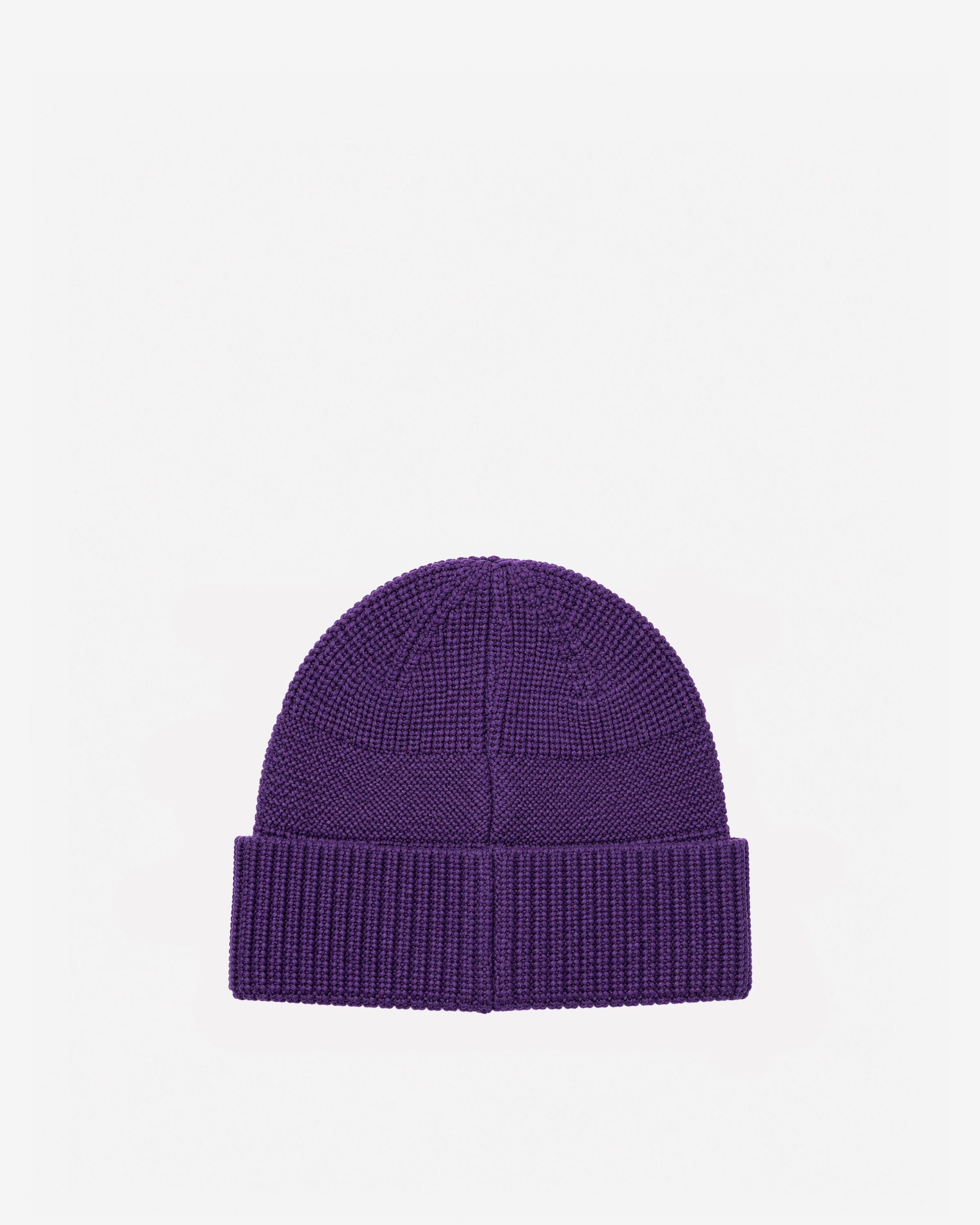 Merino Wool Beanie Purple
