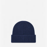 Merino Wool Beanie Indigo Melange