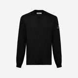Black Wool Crewneck Sweater