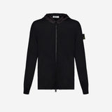 Hooded Zip Knit Cardigan Black - Premiata