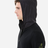 Hooded Zip Knit Cardigan Black - Premiata