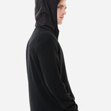 Hooded Zip Knit Cardigan Black - Premiata