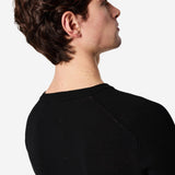 Cotton Crew Neck Sweater Black