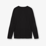 Cotton Crew Neck Sweater Black