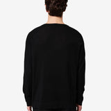 Cotton Crew Neck Sweater Black