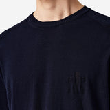 Cotton Crew Neck Sweater Blue