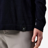 Cotton Crew Neck Sweater Blue