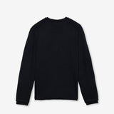 Knit Crew-Neck Sweater Black