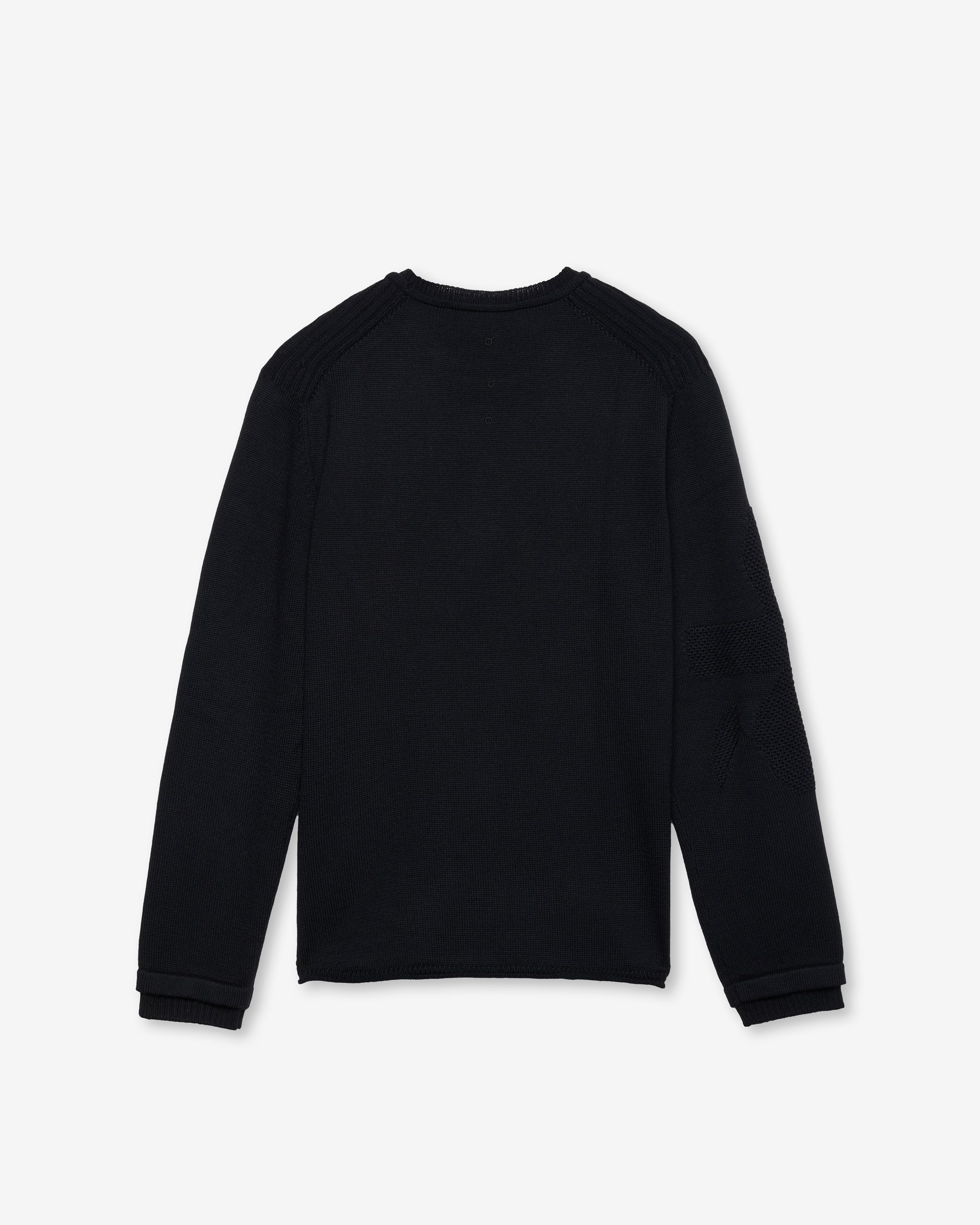 Knit Crew-Neck Sweater Black