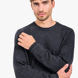 Knit Crew-Neck Sweater Anthracite - Premiata