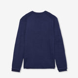 Knit Crew-Neck Sweater Indigo