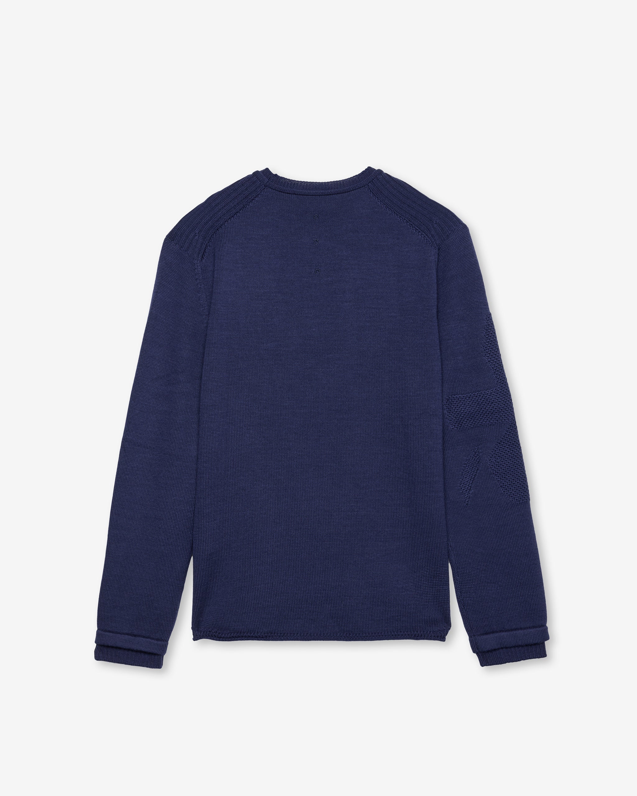 Knit Crew-Neck Sweater Indigo