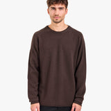 Knit Crew-Neck Sweater Brown - Premiata