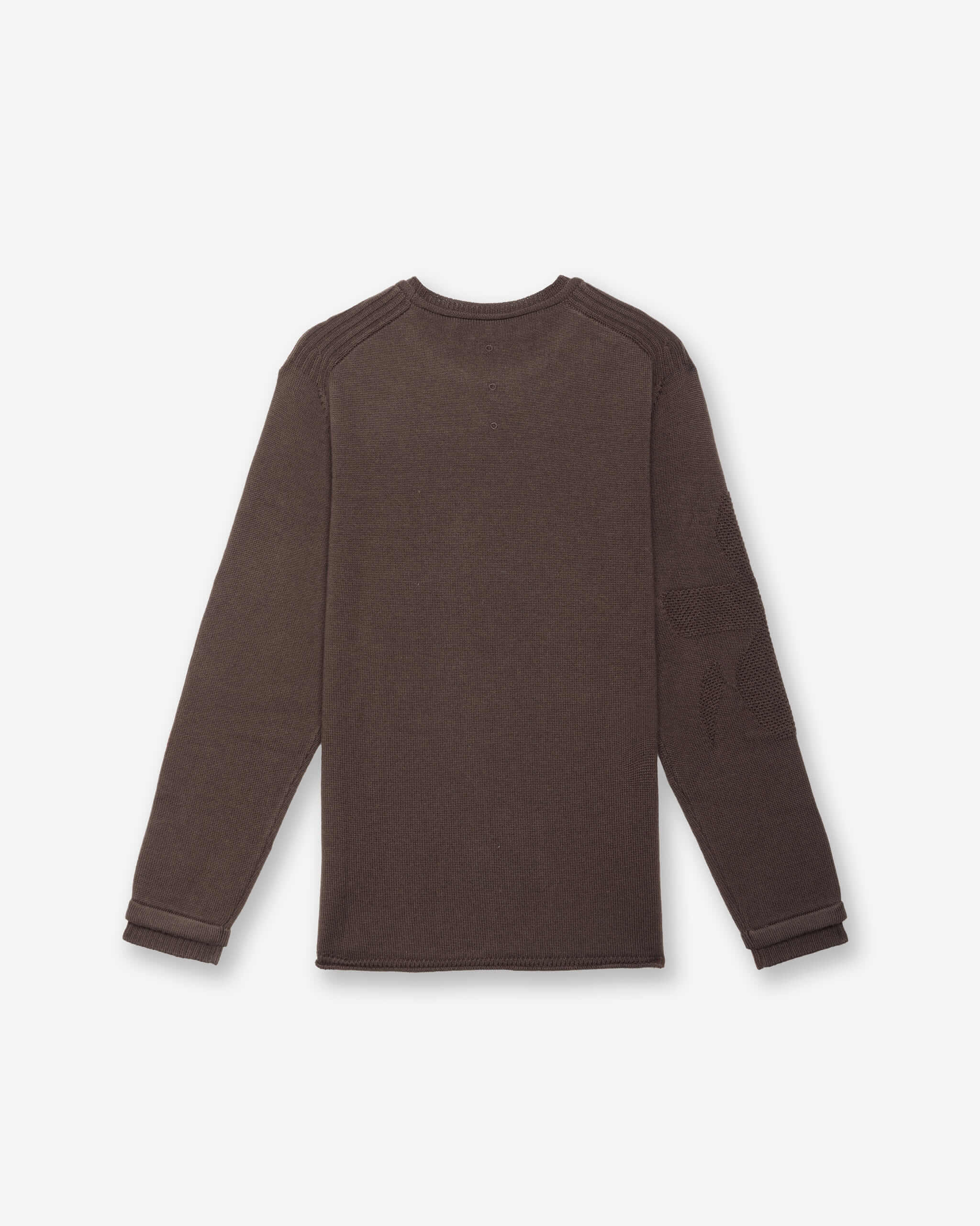 Knit Crew-Neck Sweater Brown - Premiata