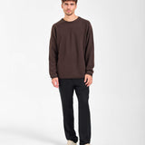 Knit Crew-Neck Sweater Brown - Premiata