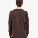 Knit Crew-Neck Sweater Brown - Premiata