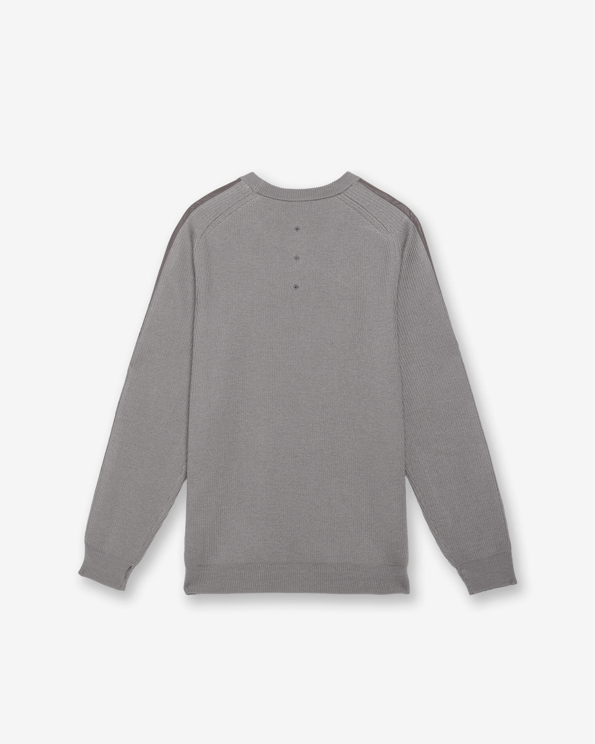 Wool Sweater with Nylon Inserts Taupe - Premiata