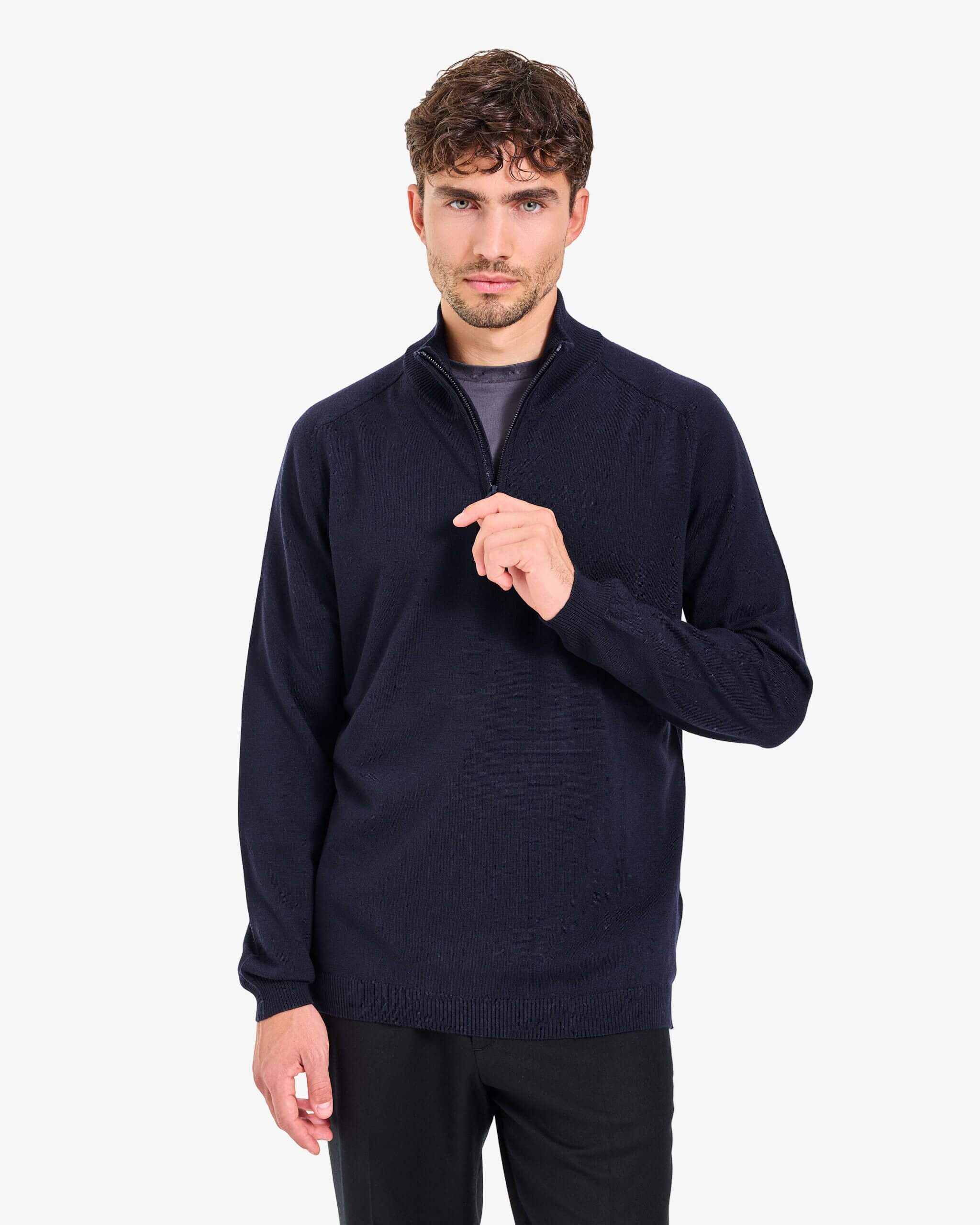 Wool Sweater Blue - Premiata