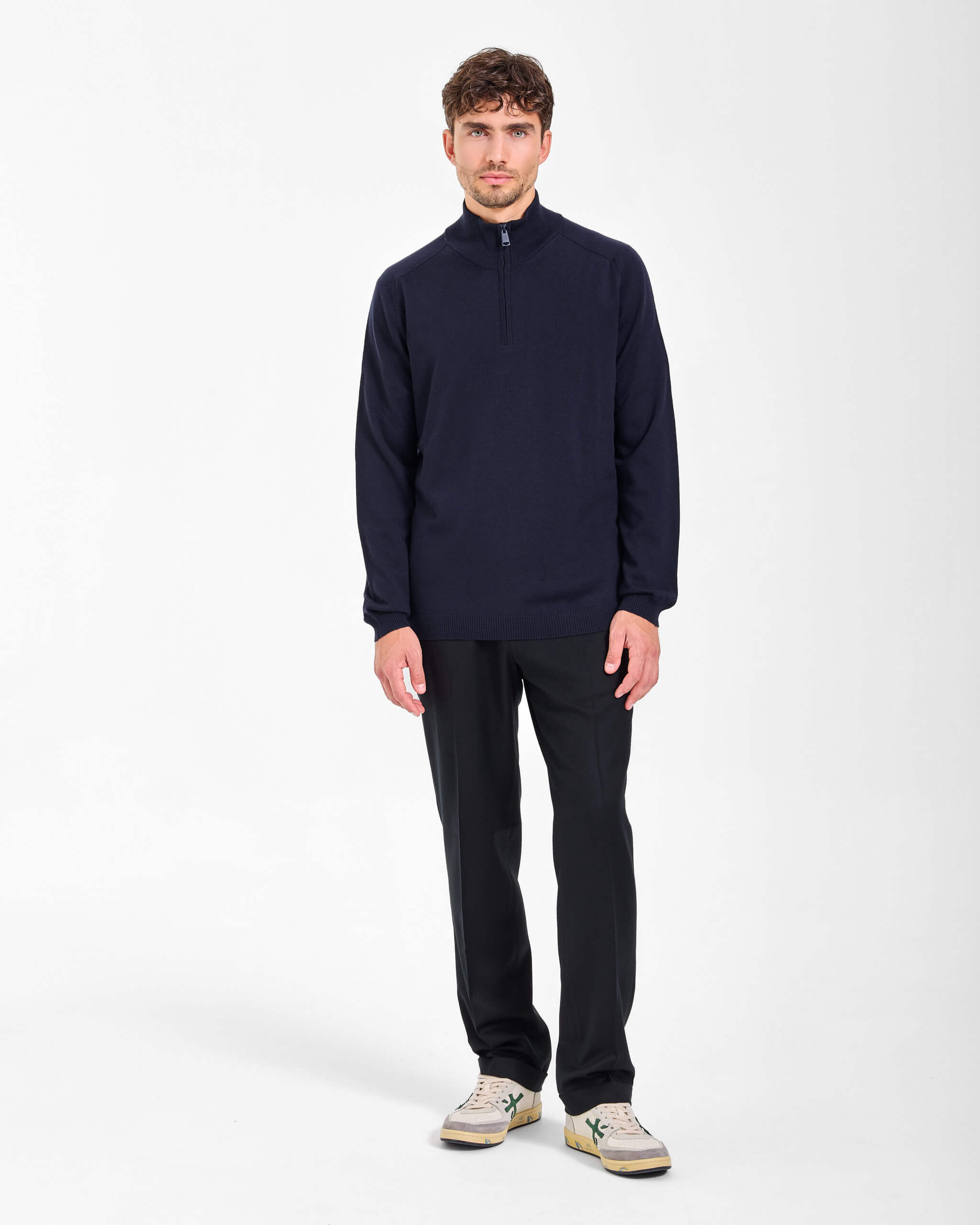 Wool Sweater Blue - Premiata