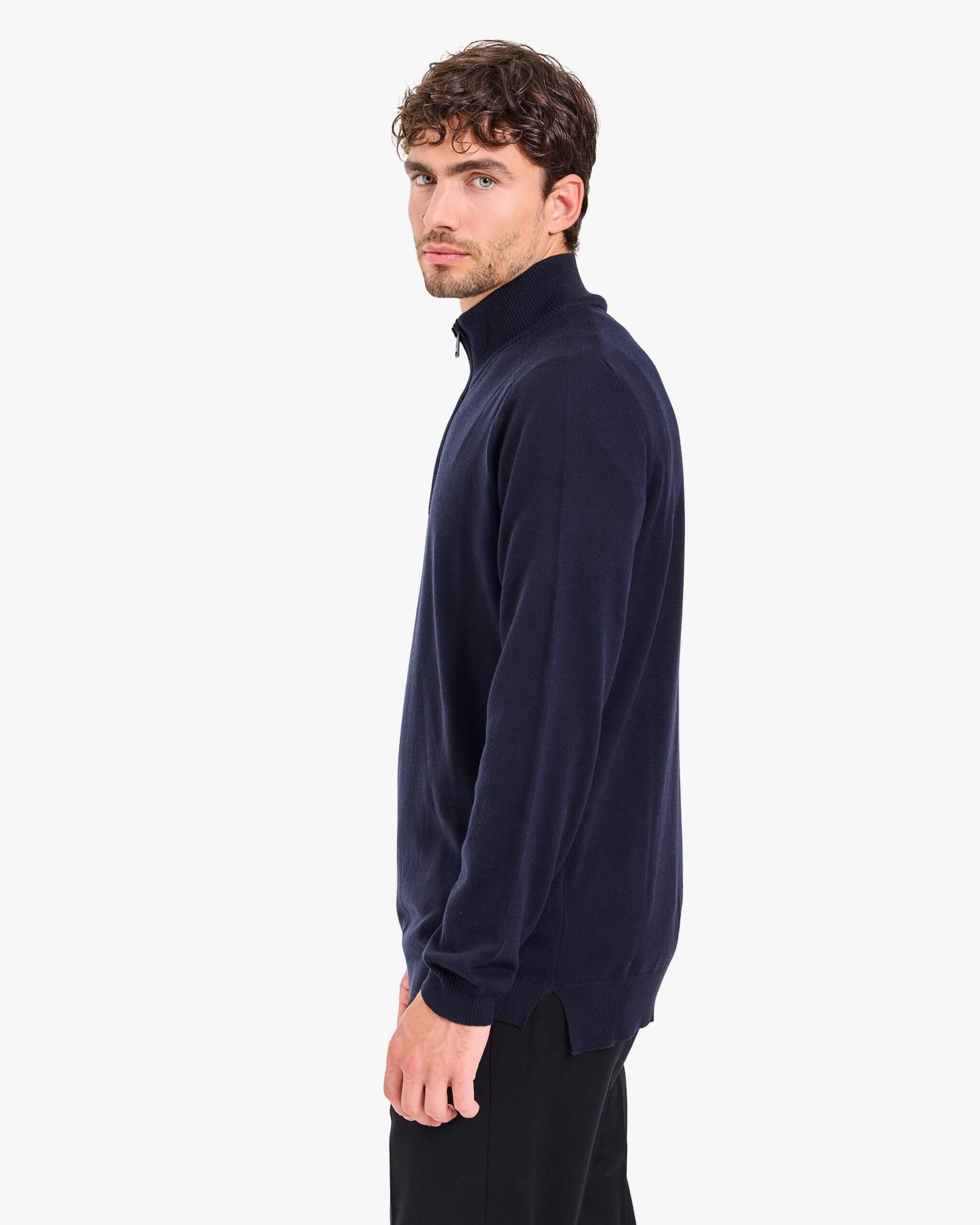 Wool Sweater Blue - Premiata