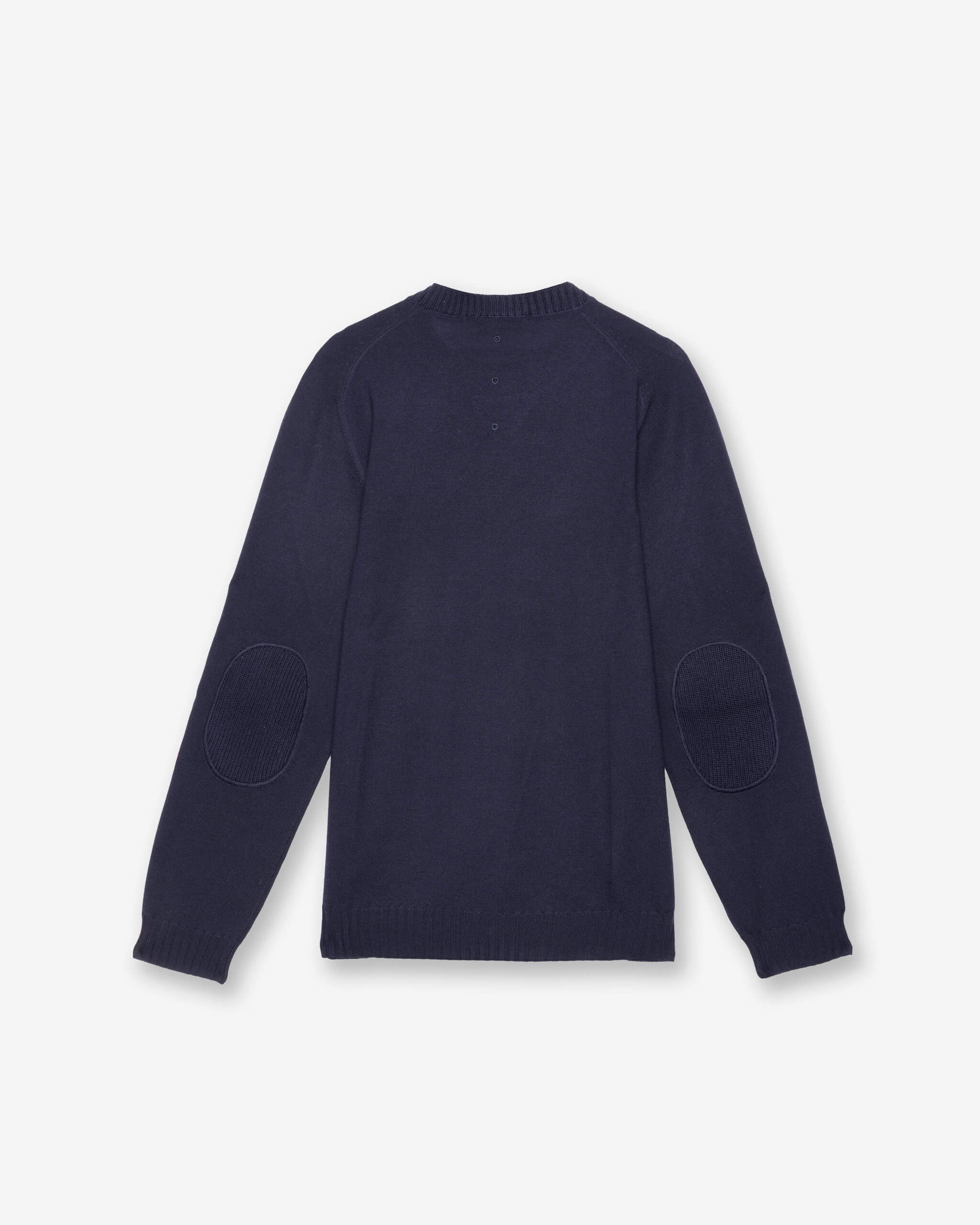 Wool Sweater with Elbow Patches Blue - Premiata