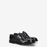 Cordovan Oxford Lace-Up Shoes Black