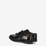 Cordovan Oxford Lace-Up Shoes Black