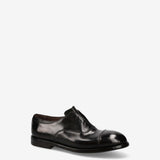 Black Cordovan Laceless Oxford